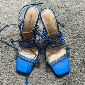 Miss Lola strappy heels